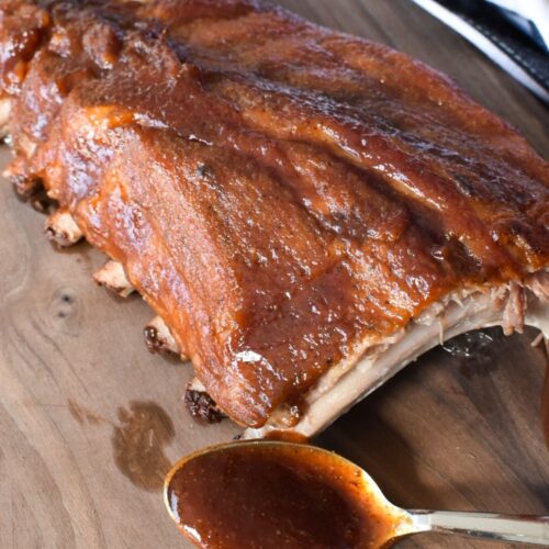 BBQ Pork Loin Back Ribs Recipe Thyme For The Table