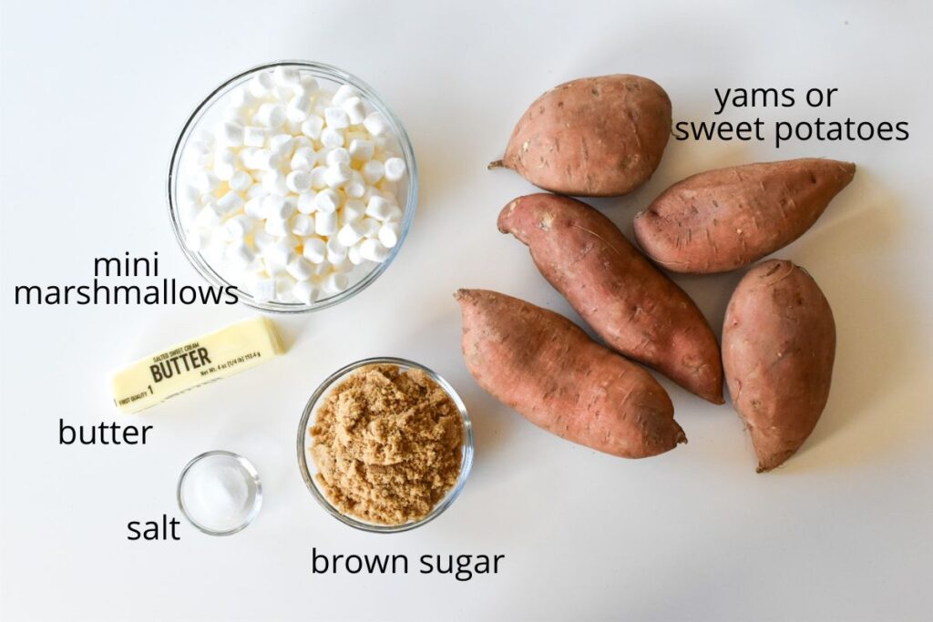 Southern Candied Yams Recipe with Marshmallows Thyme For The Table