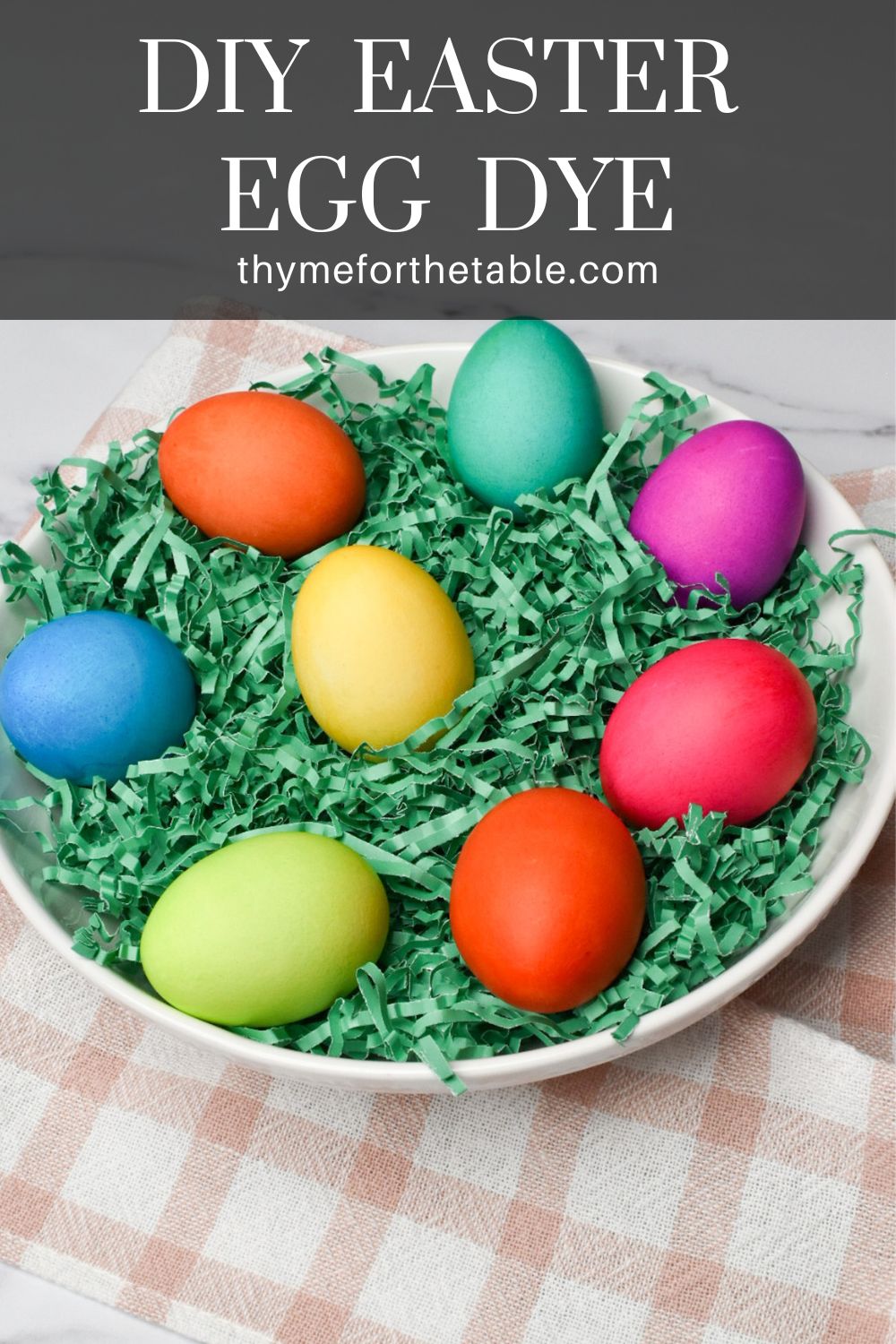 Easy DIY Easter Egg Dye Thyme For The Table