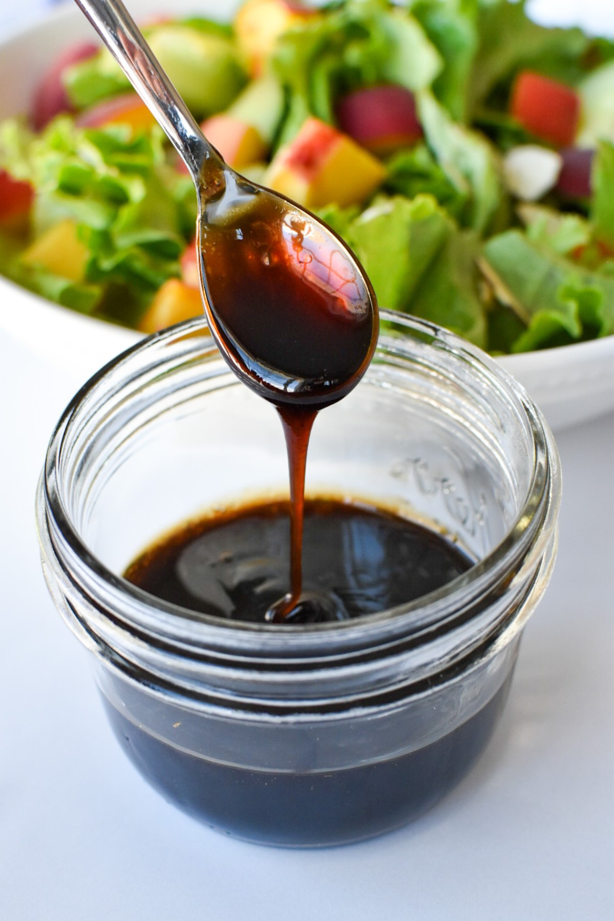 How to Make Balsamic Glaze Reduction {Sauce} - FeelGoodFoodie