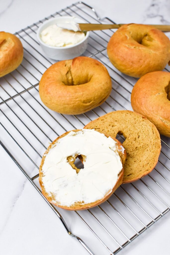 Homemade Pumpkin Spice Bagels (and Video) Thyme For The Table