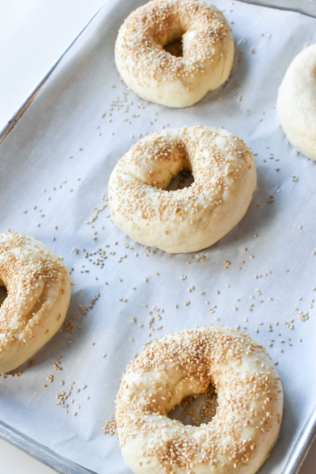 Sesame Seed Bagel Recipe and Video - Thyme For The Table
